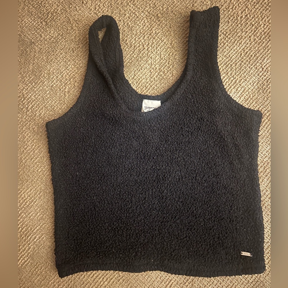 Victoria's Secret Black Cozy Tank Top